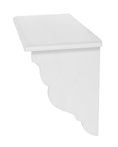 Küchenregal Küchenboard mit Handtuchhalter Landhaus Stil Wand Regal Weiß - 2