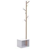 arbol perchero pared ✅BANCO CON ALMACENAMIENTO: Este perchero con un compartimiento de almacenamiento en la parte inferior permite guardar pequeños objetos de uso diario. A la vez, se puede usar como silla para calzarte los zapatos.