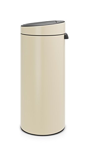Brabantia 115042 Touch Bin New mit herausnehmbaren Kunststoffeinsatz, 30 L, Edelstahl, almond, 32.8 x 32.8 cm - 3