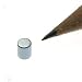 Produktbild Stabmagnet Ø 4,0 x 5,0 mm N45 Zink - hält 550 g, Neodym Supermagnet Powermagnet Haftmagnet, Magnetstab, Zylindermagnet