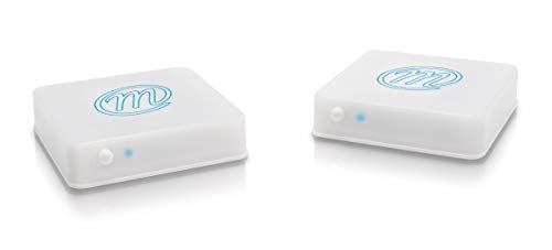 Metronic 475362 Transmetteur d'image audio / Vidéo sans fil jusqu'à 40 Mètres - Avec déport  Infrarouge -  1 Source RCA / Péritel - Blanc