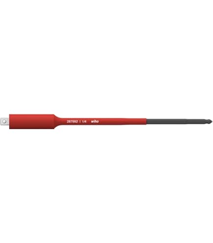 Wiha 43054 Clé à Cliquet Isolée Série 7207NRW Pour Écrou Commutable - Outil Électrique Robuste