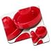 Produktbild Rot Air Hockey Mallets/Schubboote Mauspad & Untersetzer