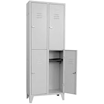 Armadio Multiplo CO.AR.ME MU6933 Grigio - 4 Posti Con Serratura A Chiave, Ideale Per Spogliatoi - Foto 7