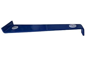 Goodway Fer de traction professionnel, bleu, 1 pièce, 28 cm de long, pour pose de parquet et de stratifié, fer à percussion, barre de traction, fer de montage