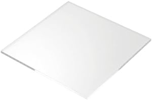 CRESTGLASS 5mm Perspex Clear Acrylic Plastic Sheet (600mm x 600mm)