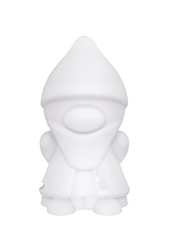 Bigben Sound BTLSDWARF - Altavoz Wireless Luminoso Enanito portátil (15 W, Puerto USB, Jack 3.5 mm, Bluetooth,Resistente al Agua, Distintos Colores y Efectos Luminosos), Color Blanco