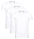 Kurzarm Polo Ralph Lauren 3er Pack Herren T-Shirts, Rundhals (L, Weiß)