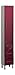 Produktbild Kesper Badmöbel 3542910303801000 Hochschrank Siena, 1 Tür, 3 Auszüge, 195 x 30 x 31,3 cm, alu / rot