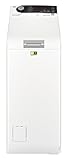 ProSense Technologie AEG L7TE74275 Waschmaschine Toplader / Energieklasse A+++ (157 kWh pro Jahr) / 7 kg / Weiß / 1200 U/min / Sparsamer Waschautomat mit Mengenautomatik / ProSteam Knitterschutz / LiquiSystem