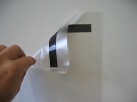 selbstklebendes Magnetband im Spender, 19mm breit, 8m lang - 2