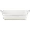 Le Creuset Heritage Rectangular Dish, Stoneware, 26 cm, 2.4 litres, Meringue, 71102267160001