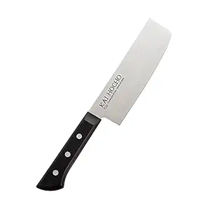 Kai Hocho Premium Nakiri Kitchen Knife for Chopping, Dicing and Mincing_000IN5122 (Stainless Steel, Black)