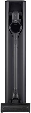 LG CordZero con All-in-One Tower A9TX PRIME, Aspirapolvere senza Fili con Svuotamento Automatico, 280W, Autonomia 60 min, 2 Batterie, 2 Spazzole e 2 Accessori, Display Touch 2,3'', Wi-Fi, Graphite