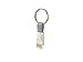 Produktbild iPhone Ladekabel kurz - Schlüsselanhänger Grau - Fancy Key Ring Cable - Lightning USB Kabel für iPhone 8 / X/ 7 / 6 Plus/6 /5/5S/6s iPad 4 iPad Mini/Air iPod 5/ iPod7