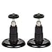 Price comparison product image Smart Security Wall Mount- Adjustable Indoor/Outdoor Mount for Arlo Cam and Other Compatible Models by Dropcessories (2 Pack, Black)