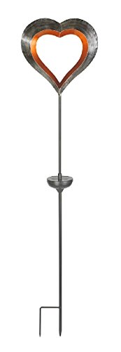 Solar schwebendes Herz rot Solarleuchte Gartenstecker Gartenbeleuchtung - 2