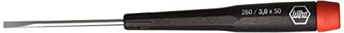 Wiha 96030 Precision Slotted Screwdriver 3.0 x 50mm Single Pack, Multi, One Size