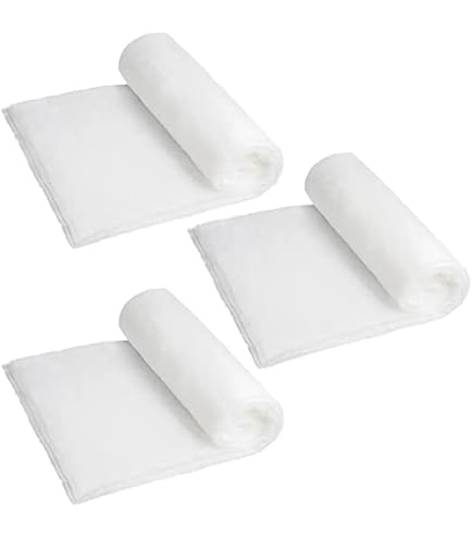 2 Tapis De Neige Artificielle - 300 X 80 Cm, Polyester Blanc, Pour Décoration De Noël (sapin, Table, Cheminée)