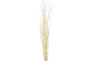 Homestreet Twisted Willow Branch Bouquet for Floor Standing Vases and Displays 120cm Tall in Brown, Black, Silver, Gold or Natural (Natural)