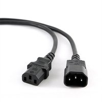 iggual PSIPC-189-VDE - Cable alimentación CPU y Monitor, 1,8 Metros, Color Negro