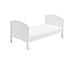 Babymore Aston Drop Side Cot Bed (White)
