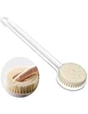 Ithyes Dry Brushing Body Brush Shower Bath Brush Long Handle Gentle Back Skin Scrubber Exfoliate Massage Improve Blood Circulation Cellulite Treatment