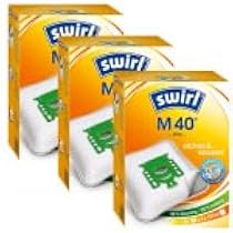 Amazon.de: 12 Staubsaugerbeutel Swirl M 40 M40 geeignet für Miele  
