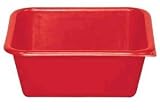 Material: polietileno. Capacidad: 5,5 l. Peso: 330 gr. Tamaño: 29 x 29 x 11 cm. Color rojo.