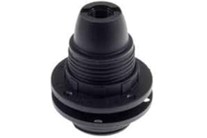 LaMorell LightDesign Douille en plastique – Culot E14 – Chemise filetée. Lot de 6 pièces. Couleurs : blanc et noir (Noir)