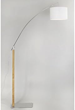 Aluminor Lamp Bow design Rainbow chrome/Light Oak