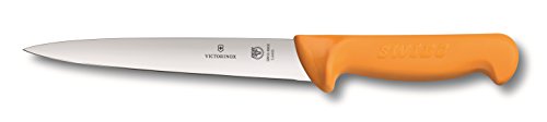 Victorinox Küchenmesser SWIBO Filetiermesser halb-flexible Klinge gelb 20 cm Klingenlänge, 5.8403