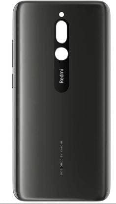 HNVIEW Back Panel Replacement Battery Back Housing Body Panel Compatible for Mi Redmi 8 (Grey) (with Log and Button