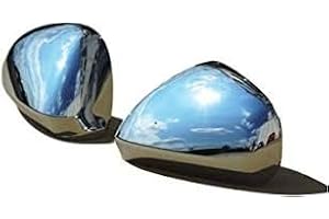 AVOLIO AV RICAMBI Coppia Calotte Specchio Retrovisore Cromate Lucide Destro e Sinistro per Mito Giulietta 159