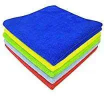 Ssanvi 340 GSM Thick Microfiber Cleaning Cloth (40x40cm) - Pack of 5