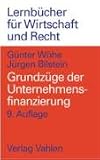 Image de Grundzüge der Unternehmensfinanzierung: Rechtsstand: 20020101