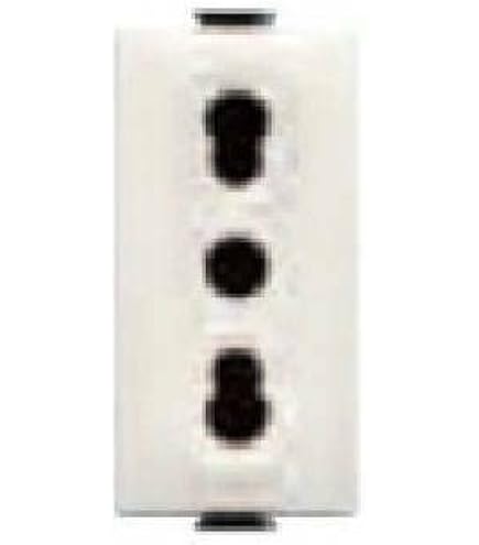 Gewiss GW20246 - Presa Standard Italiano/Tedesco Con Schermo Di