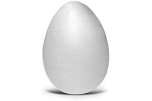 DUE ESSE CRHISTMAS SRL 8 PZ Uova in POLISTIROLO CM 13 OVETTI Uovo da Decorare