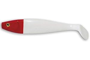 Leurres Souples Shad - Delalande Shad GT - 15Cm - 61 Blanc Tete Rouge