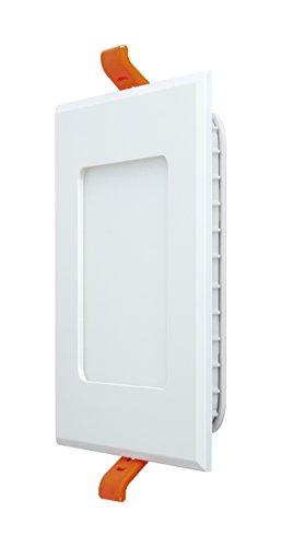 Crompton Plastic Recessed Eco 15-Watt Square Led Panel Light (Natural White)