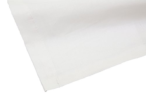 ZOLLNER® hochwertiges Betttuch / Bettlaken weiß 240×290 cm, in weiteren Größen verfügbar,ohne Gummizug, direkt vom Hotelwäschehersteller, Serie „Maxi“ - 2