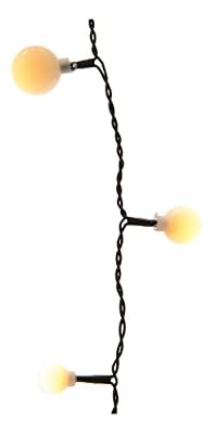 Lumineo - Guirlande lumineuse boules double led blanc chaud - Taille L 9 m - 120 lampes