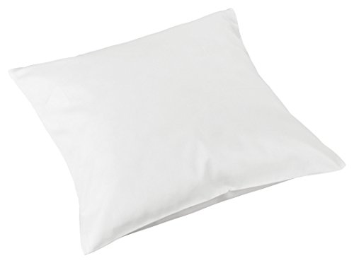 MOON Premium Mako Satin Kissenhülle 100% Baumwolle (Kissenbezug 40x60, weiß)