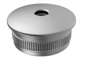 SELLON24 Tappi terminali in acciaio inox V2A, per tubi da 42,4 mm (tappo terminale 42,4 mm 5735 bombato con M8)