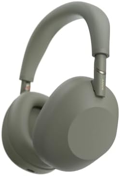 Sony WH-1000XM6 cuffie premium wireless Bluetooth over-ear con Noise Cancelling, suono Hi-Res, comfort elevato, design pieghevole, custodia resistente, 30 ore di autonomia, iOS e Android, Olive Gray.