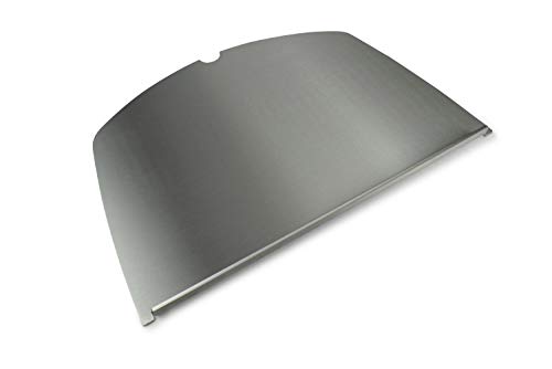 Placa de rejilla de acero inoxidable/plancha adecuada para todas las rejillas Weber (serie Q300/Q3000)