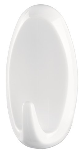 tesa selbstklebender Haken, bis 2kg, wieder ablösbar, oval, beige, 2 Stück - 3