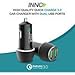Price comparison product image Quick Charge 3.0 Car Charger | Dual USB Charging Adapter for Samsung Galaxy S9/Note8/9, LG G7 ThinQ, HTC 10, Xperia XZ2 and More | Qualcomm Certified (Black)