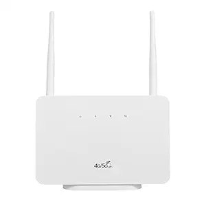 Belity 4G Wireless Router LTE CPE Router 300Mbps Wireless Router with 2 High-gain External Antennas SIM Card Slot European Version