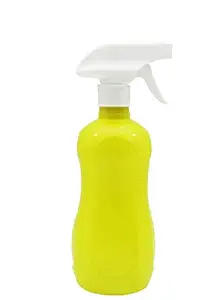Harsh Pet 400ml Fun Empty Refillable Garden Pump Pressure Sprayer, Lawn Sprinkler, Water Mister, Spray Bottle for Herbicides, Pesticides, Fertilizers, Plants Flowers (Yellow, 1)